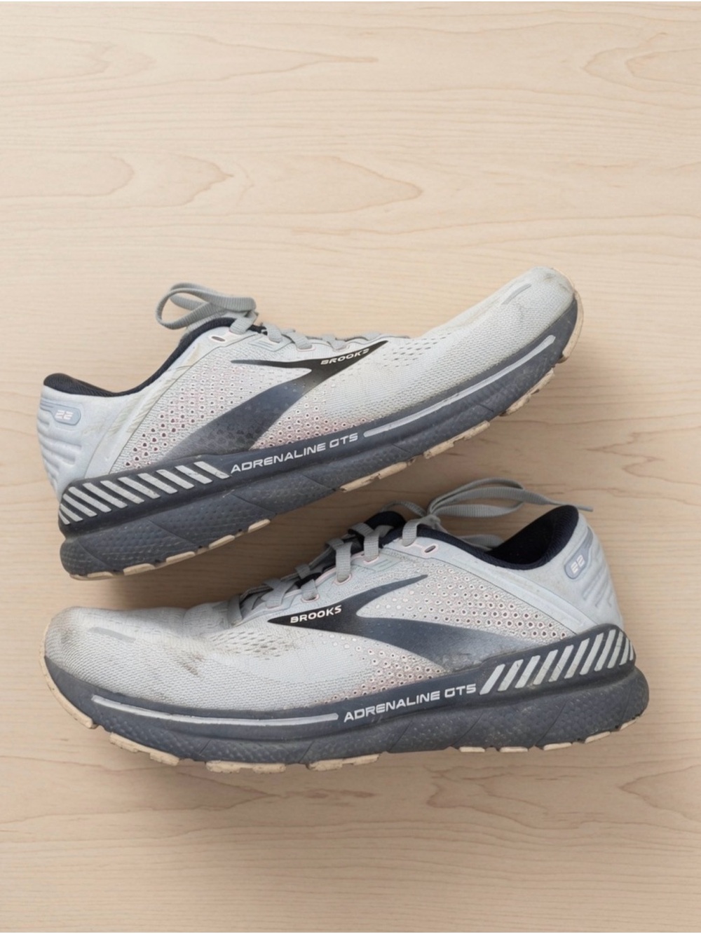 Brooks Adrenaline GTS 22 Running Shoes Gray Pink Women’s